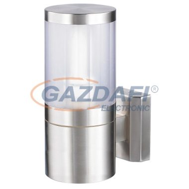 RÁBALUX 8166 Atlanta kültéri falikar E27 60W, inox IP44 230V