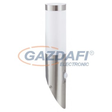 RÁBALUX 8266 Inox torch kültéri falikar E27 25W IP44 mozgásérzékelő 230V