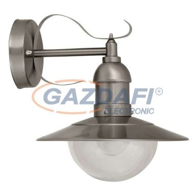 RÁBALUX 8270 Oslo kültéri falikar E27 60W, inox IP44 230V