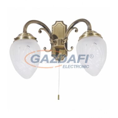 RÁBALUX 8632 Annabella 2 ágú falikar E14 2x40W bronz 230V